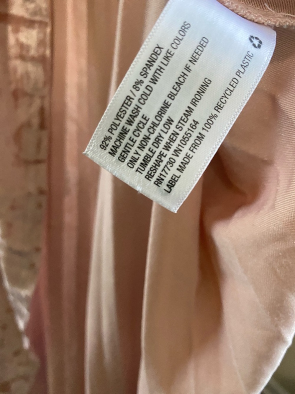 a new day Blush Crushed Velvet Pleated Midi Skirt - Picture 10 of 10